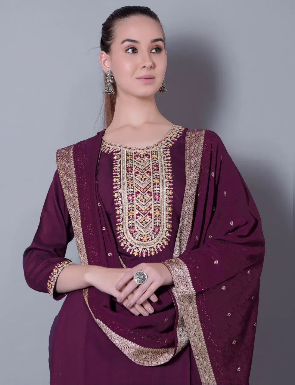 Shayari By Nsf Silk Top & Bottom Dupatta Set Wholesale Suppliers In Mumbai